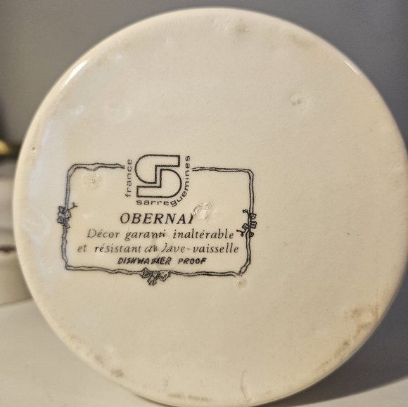 Sarreguemines Obernai Foie Gras Terrine Alsatian France Antique - Picture 3 of 11